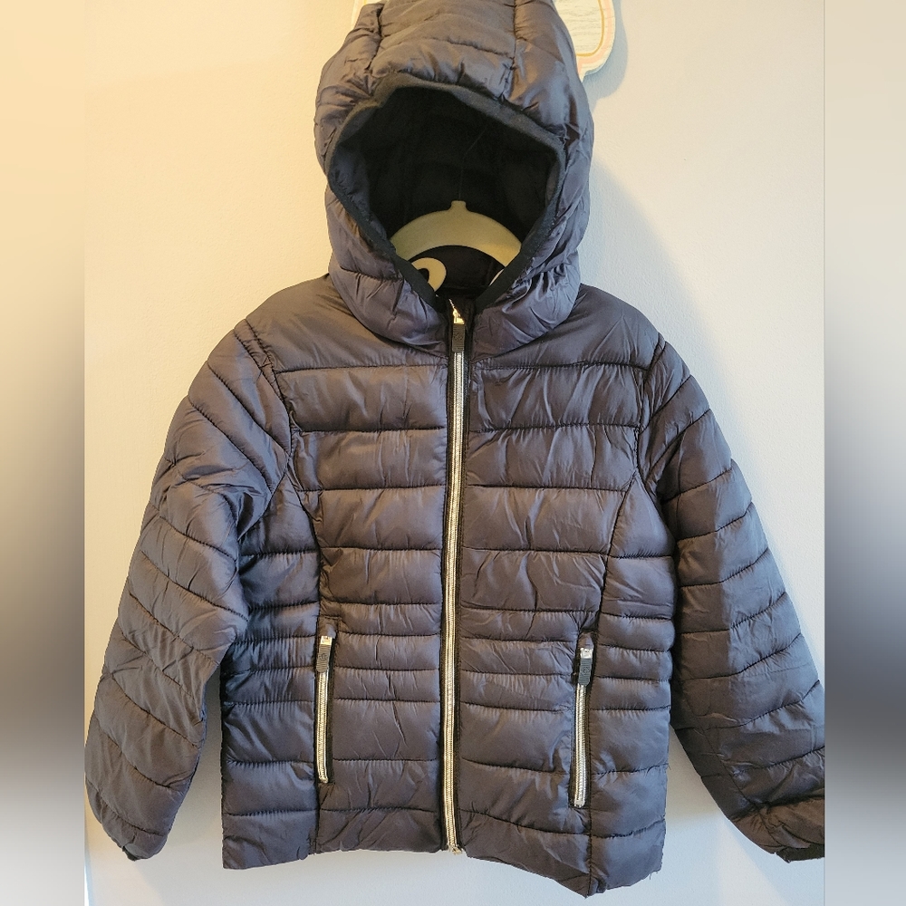 Size 5 Girls Point Zero Lightweight Jacket, lightweight but warm. EUC.